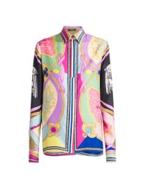 Shop Versace Barocco Print Formal Shirt at Saks Fifth Avenue