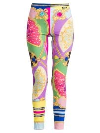 Shop Versace Barocco Print Leggings at Saks Fifth Avenue