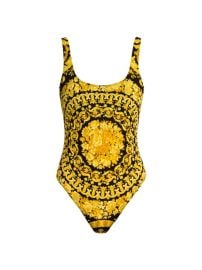 Shop Versace Barocco Print One-Piece Swimsuit at Saks Fifth Avenue