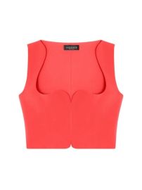 Shop Versace Cocktail amp Evening Stretch Cady Crop Top at Saks Fifth Avenue