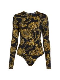 Shop Versace Jeans Couture Regalia Baroque-Print Bodysuit at Saks Fifth Avenue