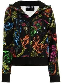 Shop Versace Jeans Couture Regalia Baroque-print hoodie with Express Delivery - at Farfetch