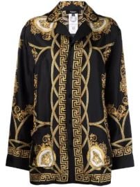 Shop Versace Medusa Renaissance silk shirt with Express Delivery - at Farfetch