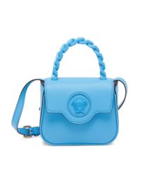 Shop Versace Mini La Medusa Chain Leather Top Handle Bag at Saks Fifth Avenue