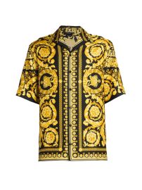 Shop Versace Printed Silk Shirt at Saks Fifth Avenue