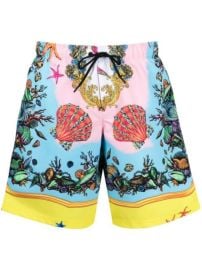 Shop Versace TrxE9sor de la Mer-print swim shorts with Express Delivery - at Farfetch