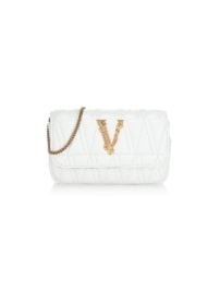 Shop Versace Virtus Quilted Leather Shoulder Bag at Saks Fifth Avenue