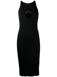 Shop Versace cut-out detail dress with Express Delivery - at Farfetch