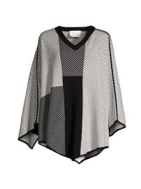 Shop Victor Glemaud Wool Chainlink Poncho at Saks Fifth Avenue