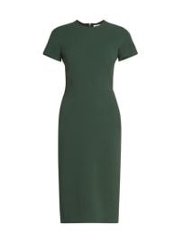 Shop Victoria Beckham Fitted Wool-Blend Sheath Dress at Saks Fifth Avenue