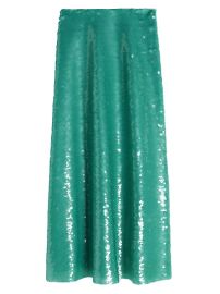 Shop Victoria Beckham Flared Sequin Midi Skirt at Saks Fifth Avenue