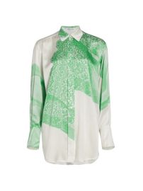 Shop Victoria Beckham Lace Print Patch Pocket Mens Shirt at Saks Fifth Avenue