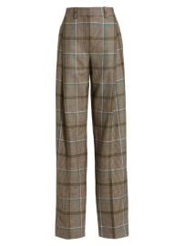 Shop Victoria Beckham Single Pleat Plaid Trousers at Saks Fifth Avenue