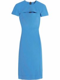 Shop Victoria Beckham peekaboo fitted T-shirt dress with Express Delivery - at Farfetch