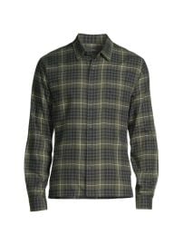 Shop Vince Calabasas Plaid Shirt at Saks Fifth Avenue