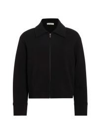 Shop Vince Cotton-Blend Zip-Front Jacket at Saks Fifth Avenue