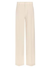 Shop Vince Crepe Pintuck Wide-Leg Pants at Saks Fifth Avenue