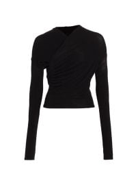 Shop Vince Ruched Long-Sleeve Top at Saks Fifth Avenue