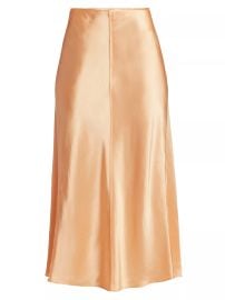 Shop Vince Satin Panelled Slip Skirt at Saks Fifth Avenue