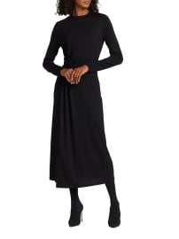 Shop Vince Twist Knit Midi-Dress at Saks Fifth Avenue