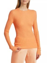 Shop Vince Waffled Cashmere Silk Sweater at Saks Fifth Avenue