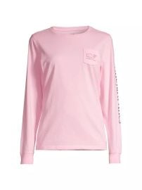 Shop Vineyard Vines Whale Print Long-Sleeve T-Shirt Saks Fifth Avenue at Saks Fifth Avenue