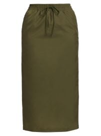 Shop WARDROBENYC Utility Midi-Skirt at Saks Fifth Avenue