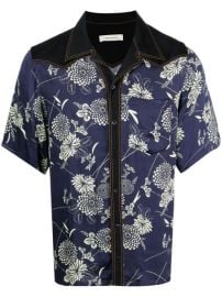 Shop Wales Bonner floral-print shirt with Express Delivery - at Farfetch