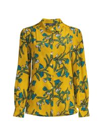 Shop Weekend Max Mara Epopea Painterly Floral Blouse at Saks Fifth Avenue