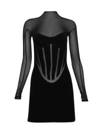 Shop Wolford Wolford x Mugler Flock Shaping Dress at Saks Fifth Avenue