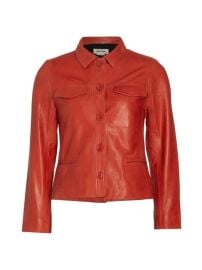 Shop ZADIG  VOLTAIRE Liam Cuir Leather Jacket at Saks Fifth Avenue