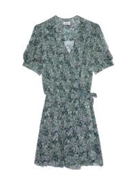 Shop ZADIG VOLTAIRE Betty Floral Wrap Dress at Saks Fifth Avenue