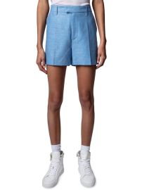 Shop ZADIG VOLTAIRE Please Linen Blend Shorts at Saks Fifth Avenue