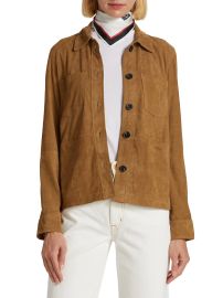 Shop ZADIG VOLTAIRE Toi Daim Suede Leather Jacket at Saks Fifth Avenue