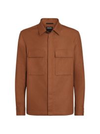 Shop ZEGNA Oasi Lino Overshirt at Saks Fifth Avenue