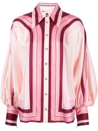 Shop ZIMMERMANN Concert Poet silk shirt with Express Delivery - at Farfetch