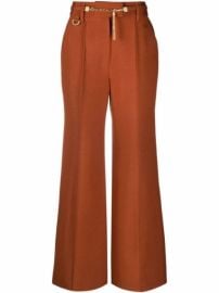 Shop ZIMMERMANN flared tailored trousers with Express Delivery - at Farfetch