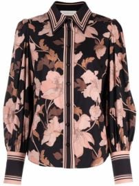 Shop ZIMMERMANN floral-print silk blouse with Express Delivery - at Farfetch