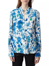 Shop Zadig Voltaire Twina Crpe Garden Flowers Shirt at Saks Fifth Avenue