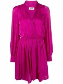 Shop ZadigampVoltaire Remember mini wrap dress with Express Delivery - at Farfetch