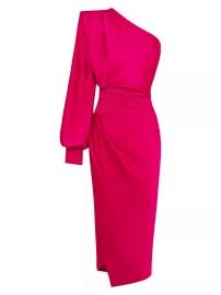 Shop Zhivago I Got You Satin Midi-Dress at Saks Fifth Avenue