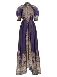 Shop Zimmermann Anneke Belted Paisley Swing Maxi Dress at Saks Fifth Avenue