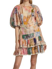 Shop Zimmermann Anneke Linen Minidress at Saks Fifth Avenue