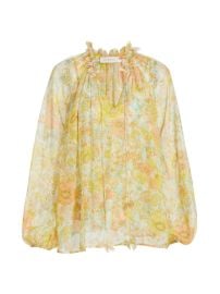 Shop Zimmermann Butterfly Appliqu Long-Sleeve Blouse at Saks Fifth Avenue