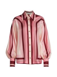 Shop Zimmermann Concert Silk Poet Shirt at Saks Fifth Avenue