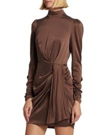 Shop Zimmermann Draped Silk Minidress at Saks Fifth Avenue