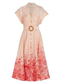 Shop Zimmermann High Tide Midi Shirtdress at Saks Fifth Avenue