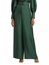 Shop Zimmermann Illustration Belted Wide-Leg Pants at Saks Fifth Avenue