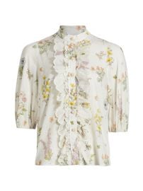 Shop Zimmermann Jeannie Cotton Blouse at Saks Fifth Avenue