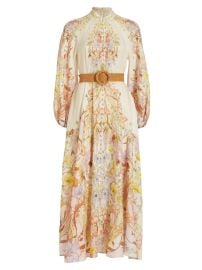 Shop Zimmermann Jeannie Linen Maxi Dress at Saks Fifth Avenue